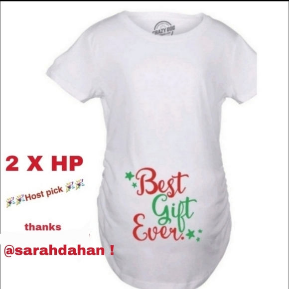Crazy Dog T-Shirts Tops - 🎉2x HP🎉GREAT MATERNITY GRAPHIC T "BEST GIFT EVER"